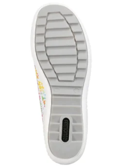 Remonte Sneaker aus beschichtetem, frech bedrucktem Leder