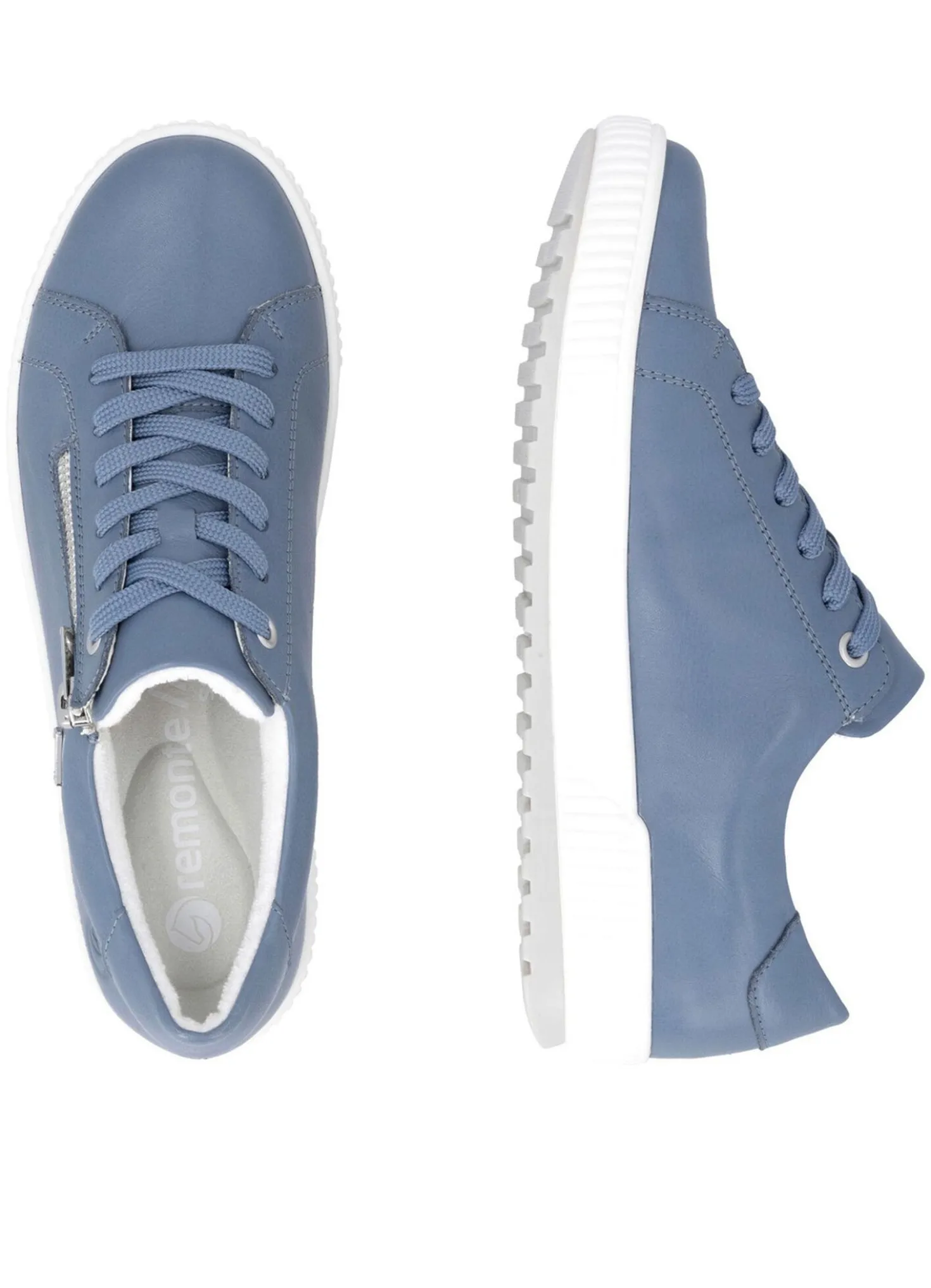 Remonte, sportliche Damen-Sneaker, Weite G, mit herausnehmbarem Fußbett