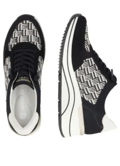 Remonte, sportliche Damen-Sneaker, Weite H, mit herausnehmbarem Fußbett
