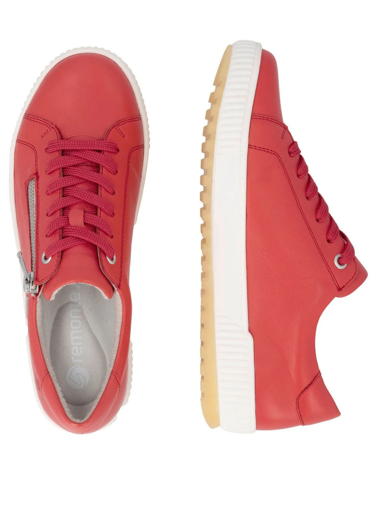 Remonte, sportliche Damen-Sneaker, Weite G, mit herausnehmbarem Fußbett