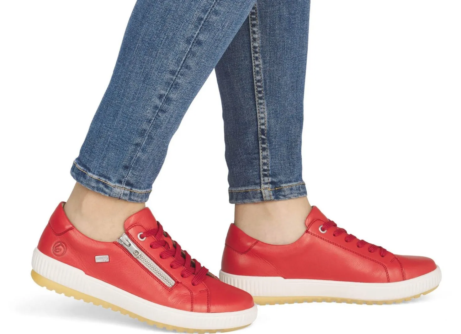 Remonte, sportliche Damen-Sneaker, Weite G, mit herausnehmbarem Fußbett
