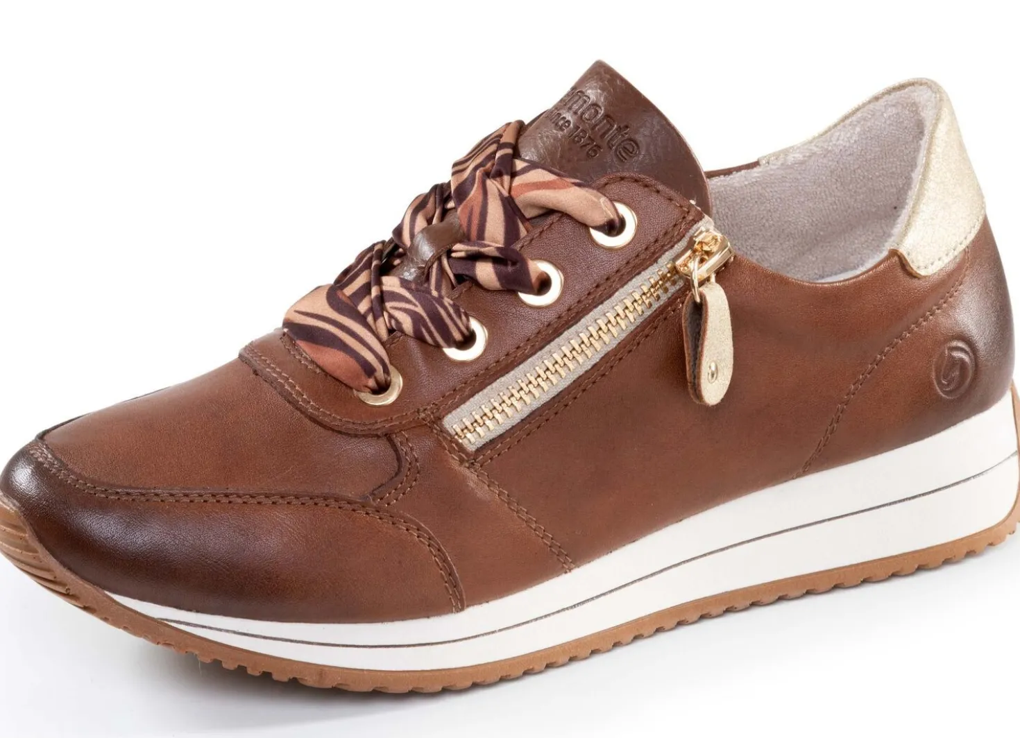 Remonte, stylische Damen-Sneaker, Weite F 1/2, mit herausnehmbarem Fußbett