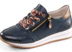 Remonte, stylische Damen-Sneaker, Weite F 1/2, mit herausnehmbarem Fußbett