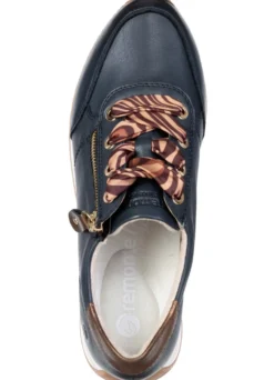 Remonte, stylische Damen-Sneaker, Weite F 1/2, mit herausnehmbarem Fußbett