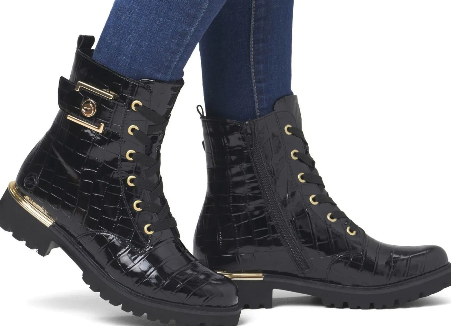 Remonte, stylische Damen-Stiefeletten, Winterschuhe, Weite G, mit herausnehmbarem Fußbett