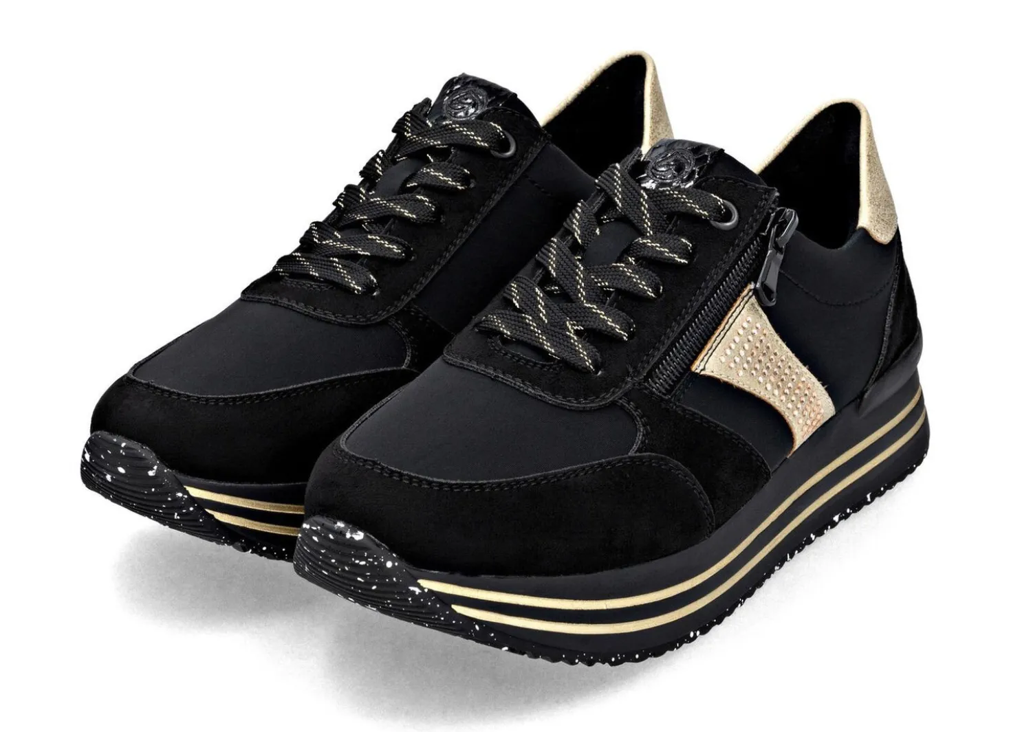Remonte, trendige Damen-Sneaker, Weite G, mit herausnehmbarem Fußbett