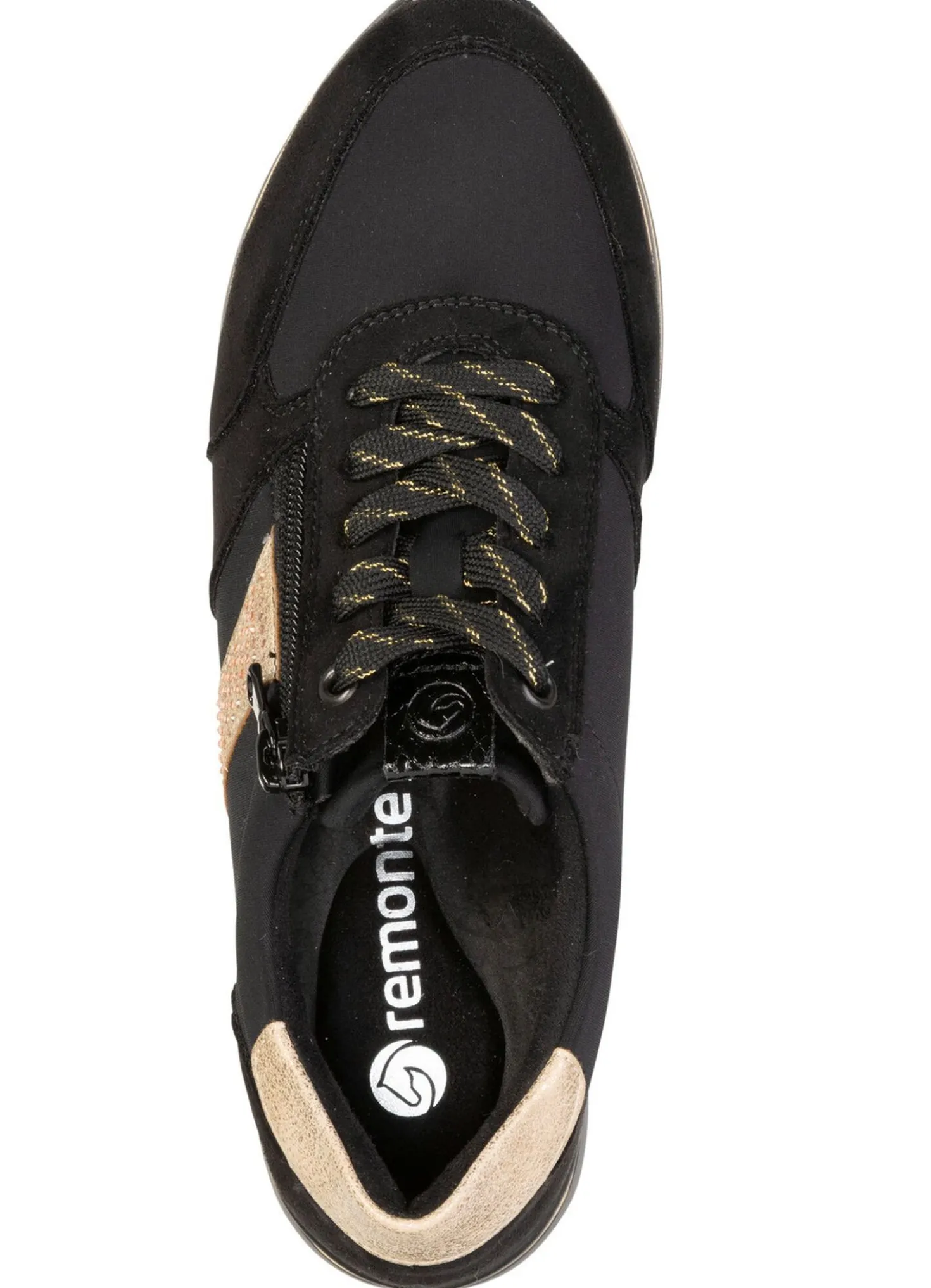 Remonte, trendige Damen-Sneaker, Weite G, mit herausnehmbarem Fußbett