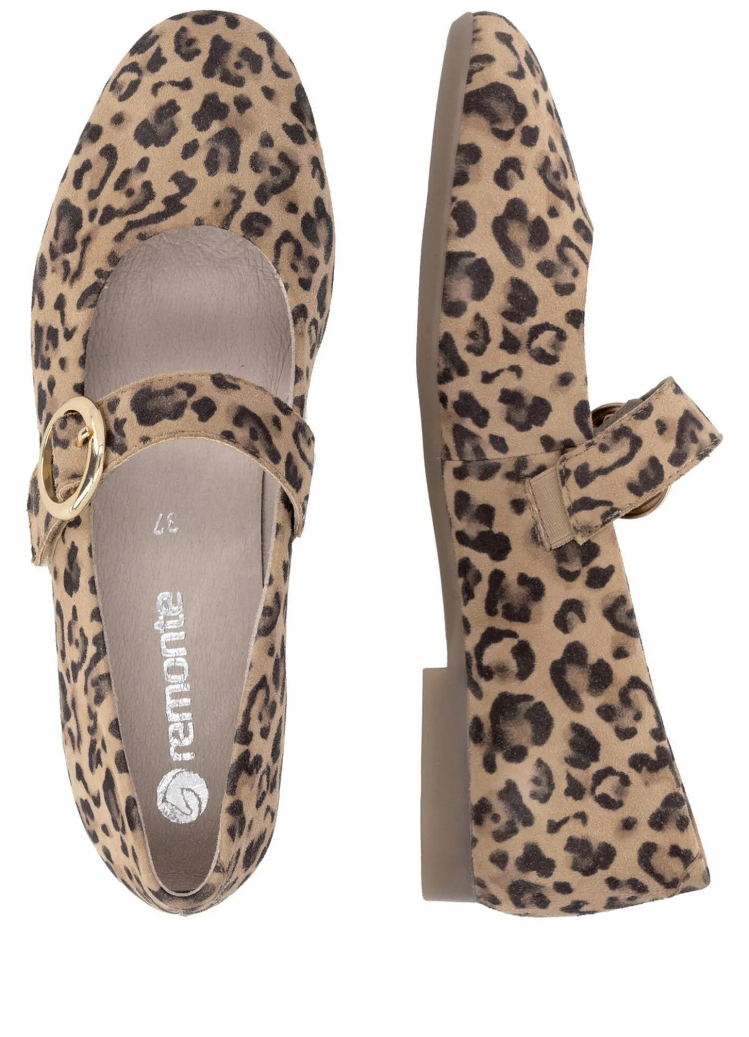Remonte, trendige Damen-Spangenschuhe, mit herausnehmbarem Fußbett