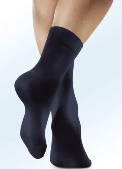Rogo 4 Paar Socken mit extra weitem Schaft