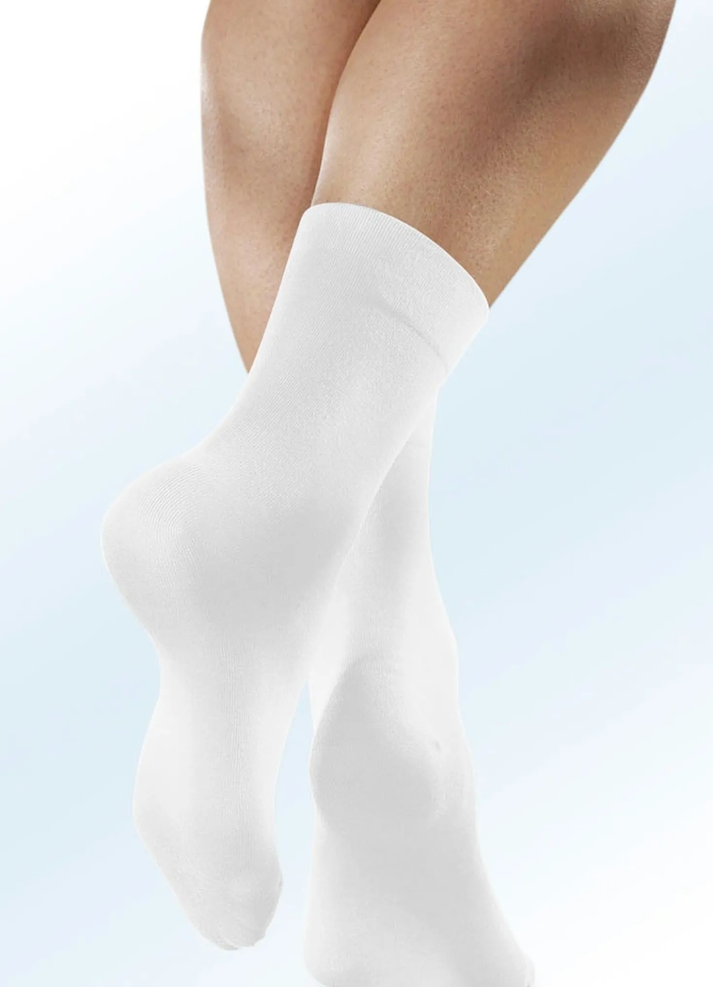 Rogo 4 Paar Socken mit extra weitem Schaft
