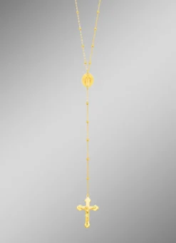 Rosenkranz-Ankerkette aus Gold