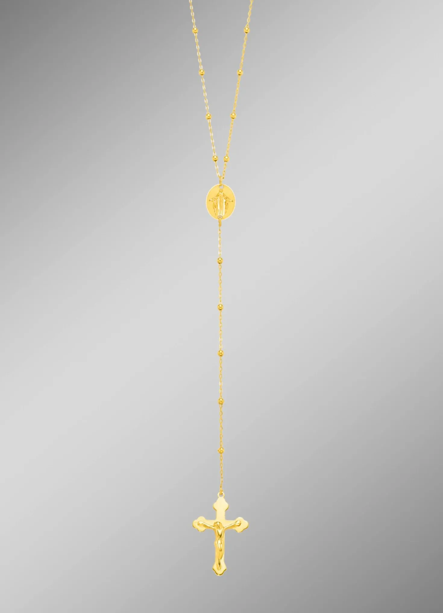 Rosenkranz-Ankerkette aus Gold