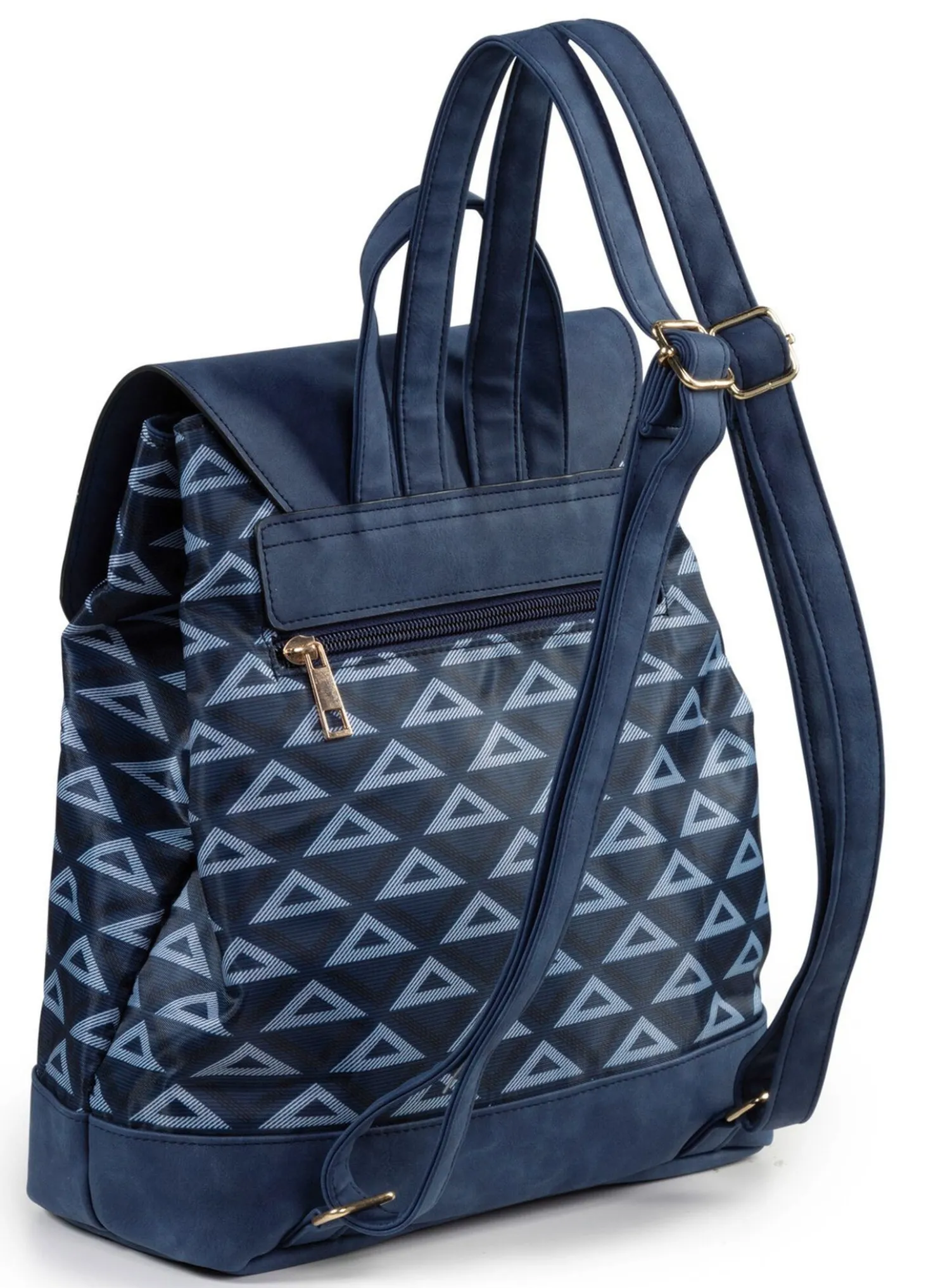 Rucksack mit effektvoll dessiniertem Textil