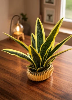 Sansevieria in Schale