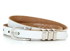 Schicker Damen-Gürtel aus Leder, 1,5 cm breit
