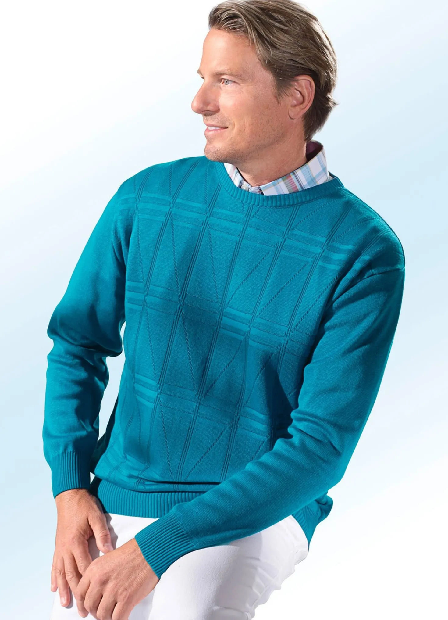 Schicker Rundhalspullover