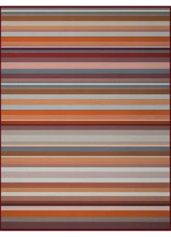 Schlafdecke mit Veloursbandeinfassung