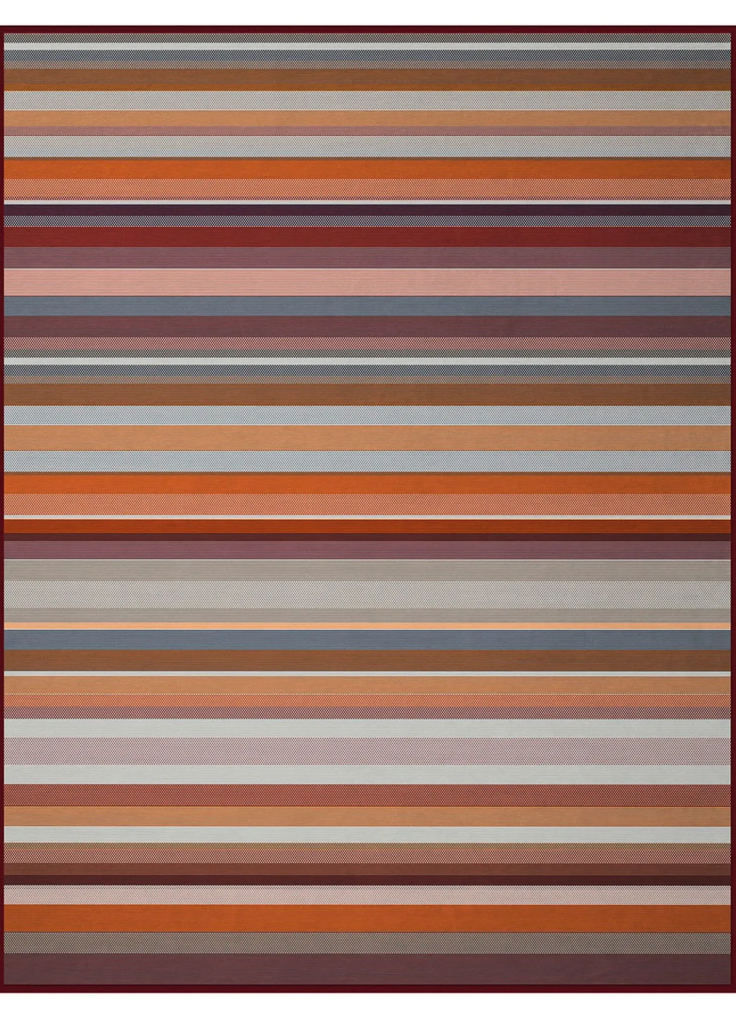 Schlafdecke mit Veloursbandeinfassung