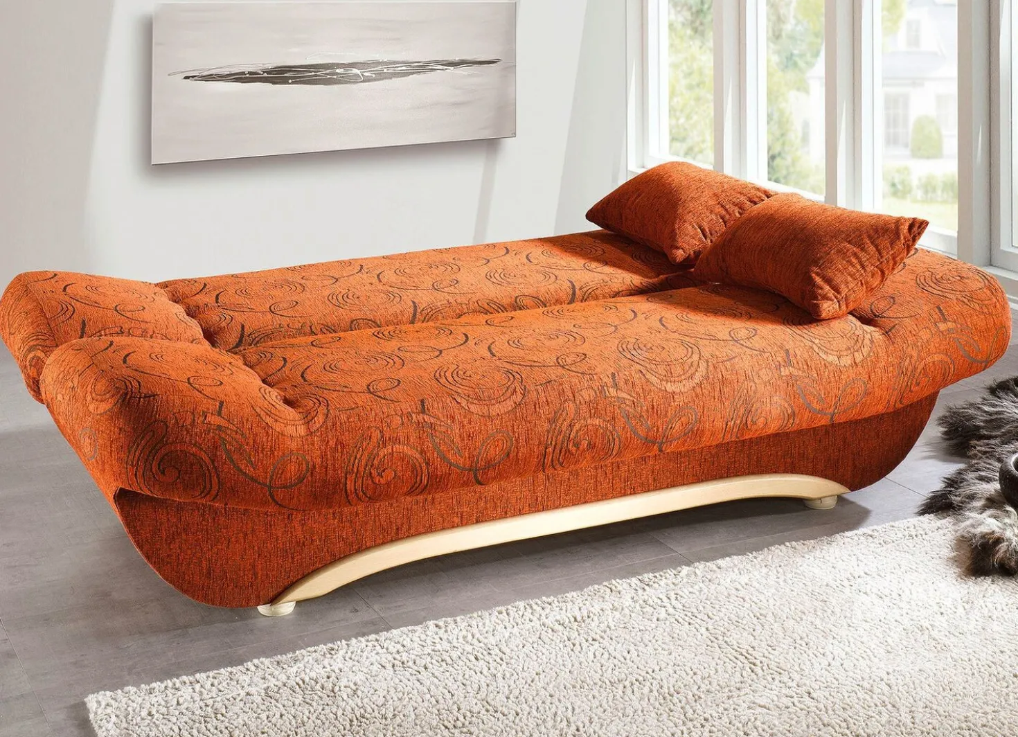 Schlafsofa mit komfortabler Polsterung