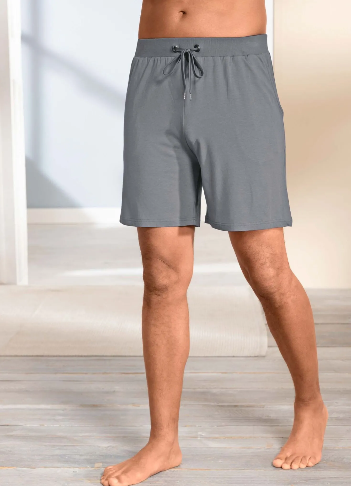 Schlaf- und Freizeitshorts im Doppelpack, mit Seitentaschen
