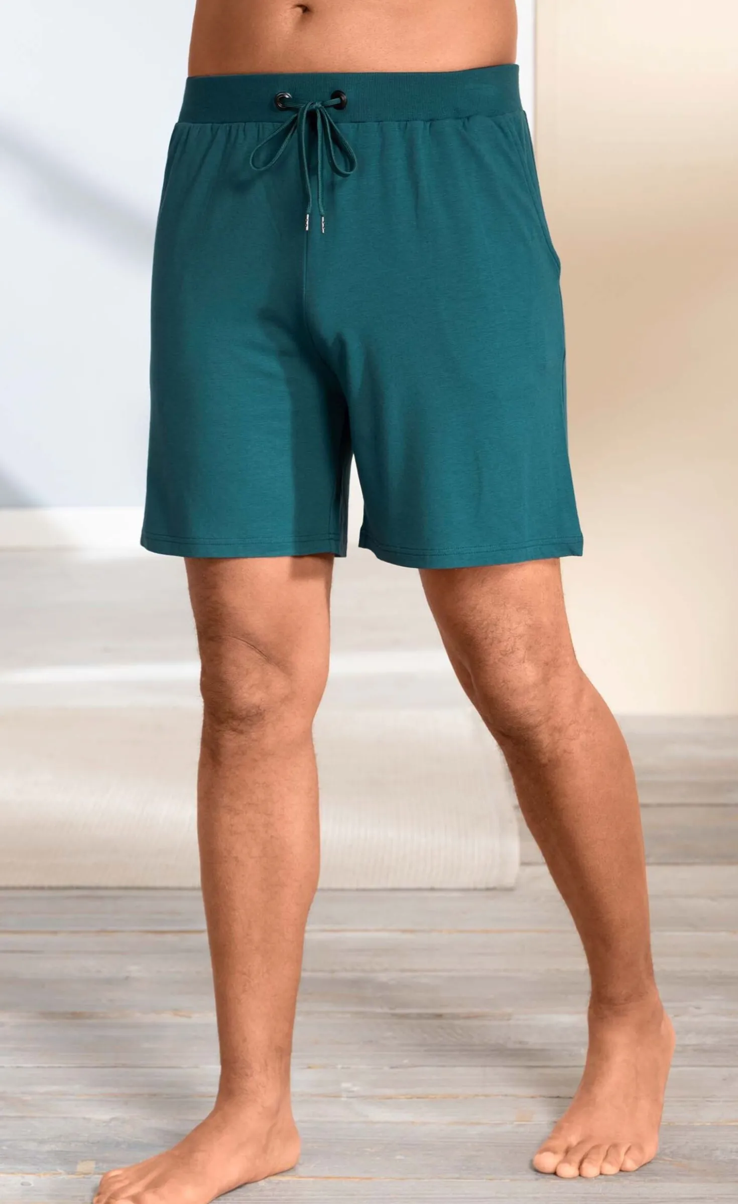 Schlaf- und Freizeitshorts im Doppelpack, mit Seitentaschen