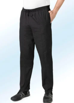 Schlupfjeans mit Gummibund und Kordelzug