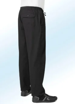 Schlupfjeans mit Gummibund und Kordelzug