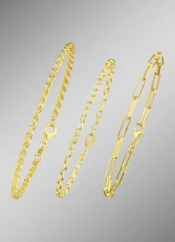 Schmuckset, 3-teilig, aus drei Armbändern