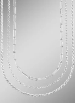 Schmuckset, 3-teilig, aus drei Halsketten