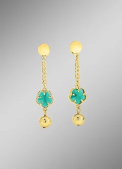 Schmuckset, 3-teilig, im Blumendesign