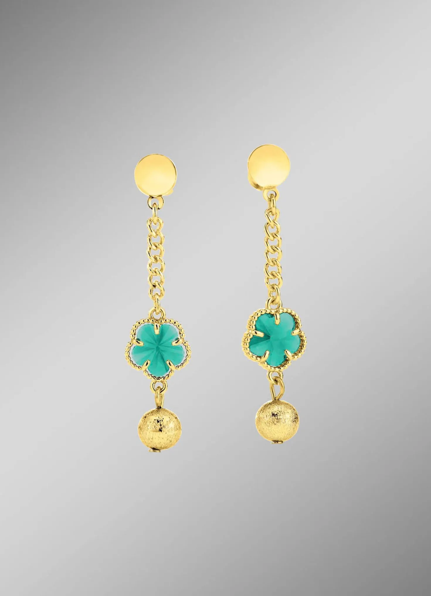 Schmuckset, 3-teilig, im Blumendesign