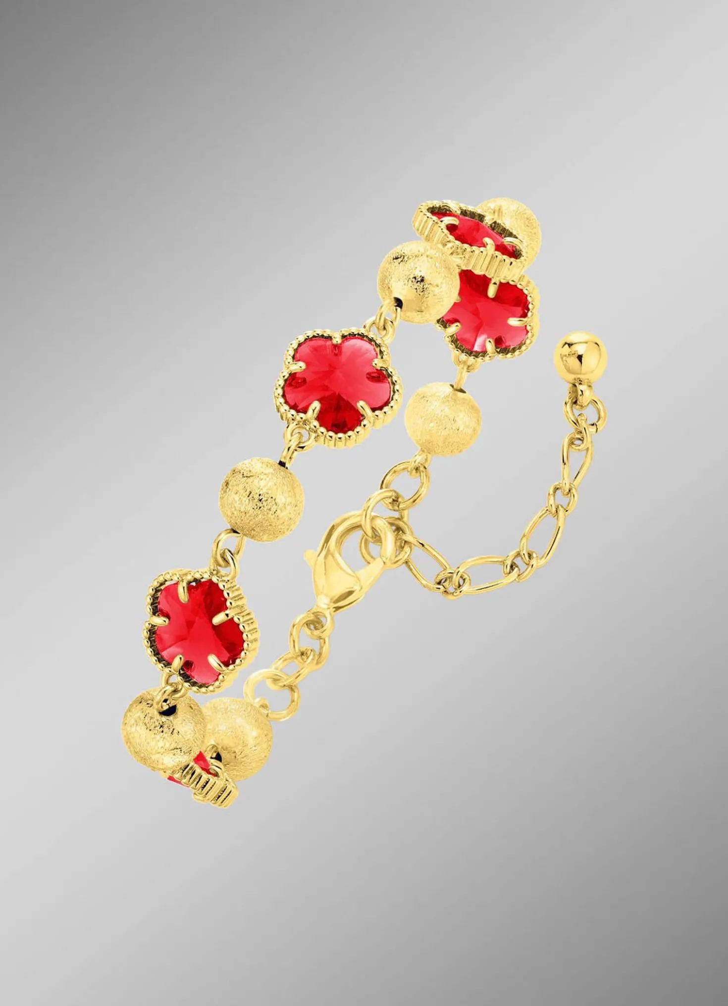 Schmuckset, 3-teilig, im Blumendesign
