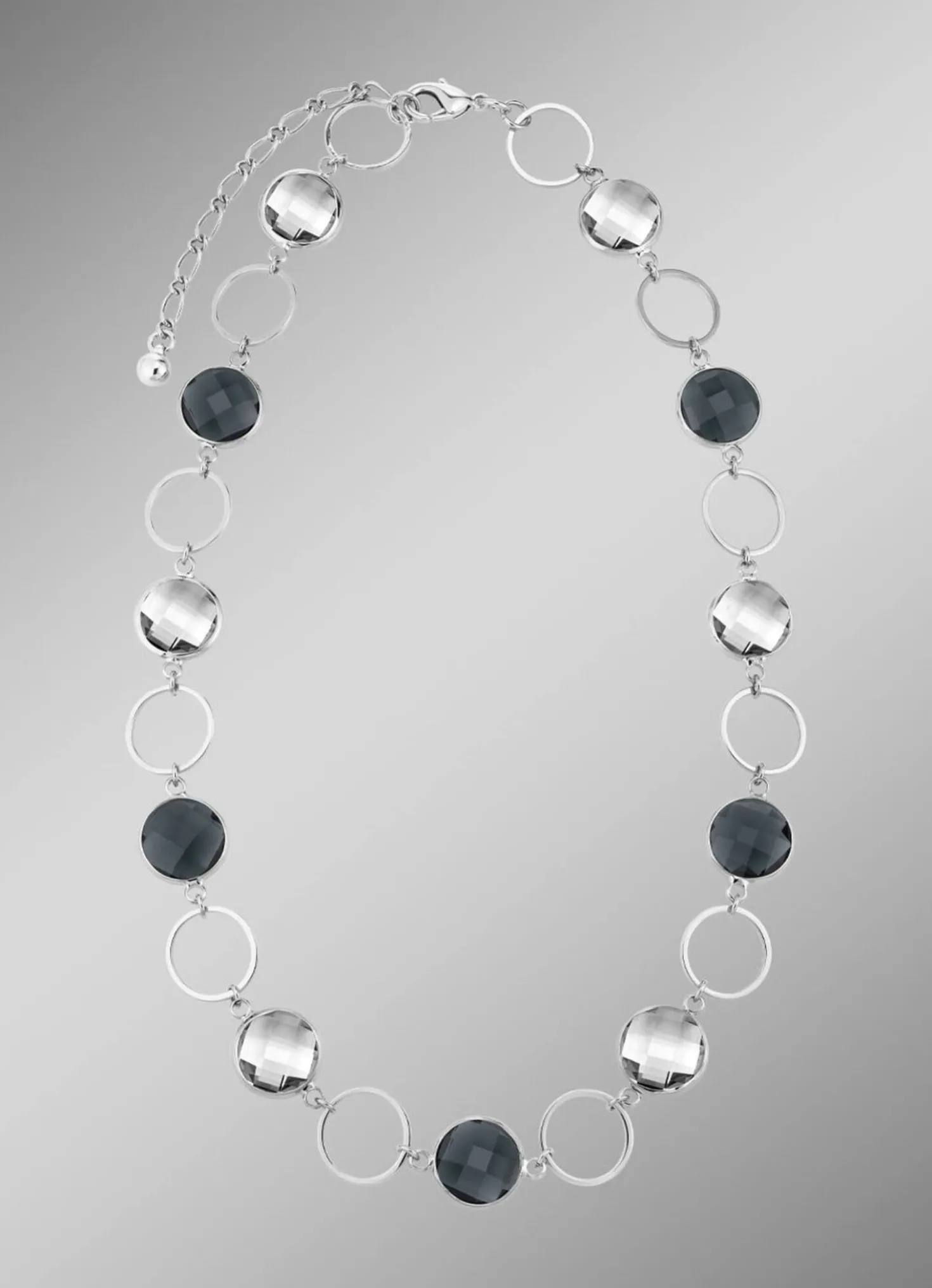 Schmuckset, 3-teilig, mit Kristallsteinen