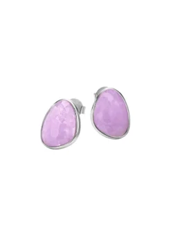 Schöne Ohrstecker mit echt facettiertem Amethyst