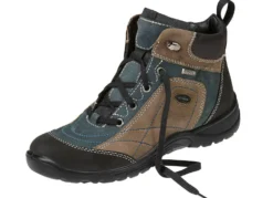 Schnür-Stiefelette in interessanter Farbkombination