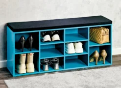 Schuhbank mit Sitzkissen