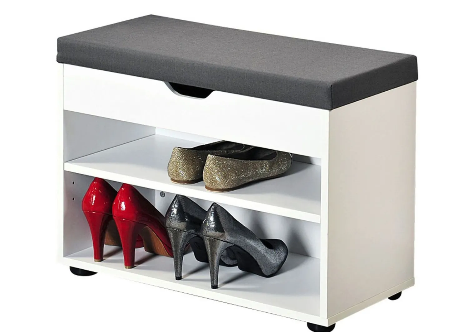 Schuhbank mit Sitzkissen