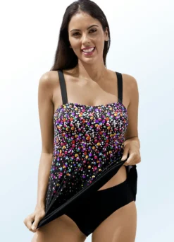 Schwab Tankini mit weit ausgestelltem Oberteil und Softschalen, bis Cup E