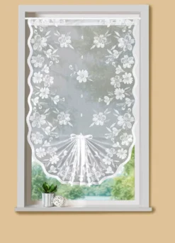 Schwalbenschwanz Blumenranke mit Stangendurchzug