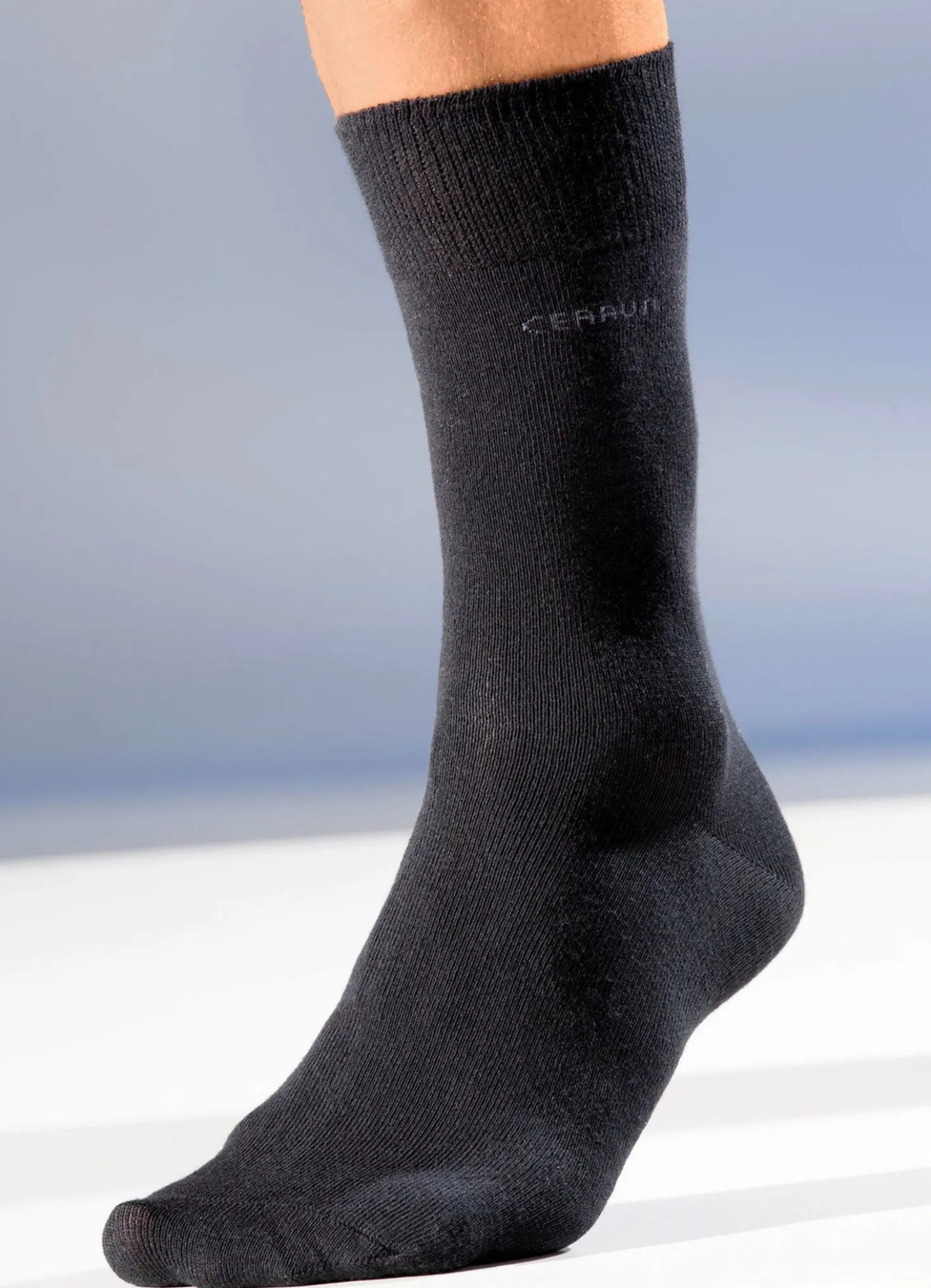 Sechserpack Socken mit gedoppeltem Komfortbund