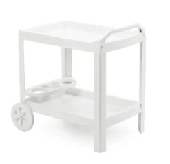 Servierwagen mit integriertem Flaschenhalter