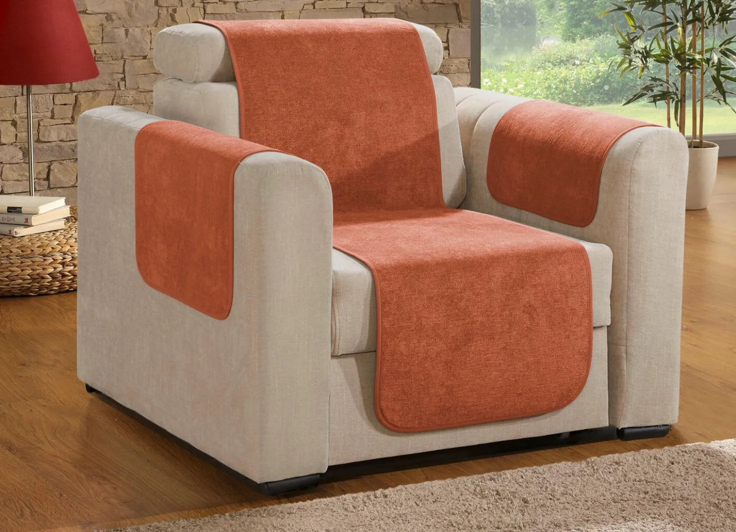 Sessel- und Sofaschoner mit Fleckschutz und Anti-Rutsch-Beschichtung