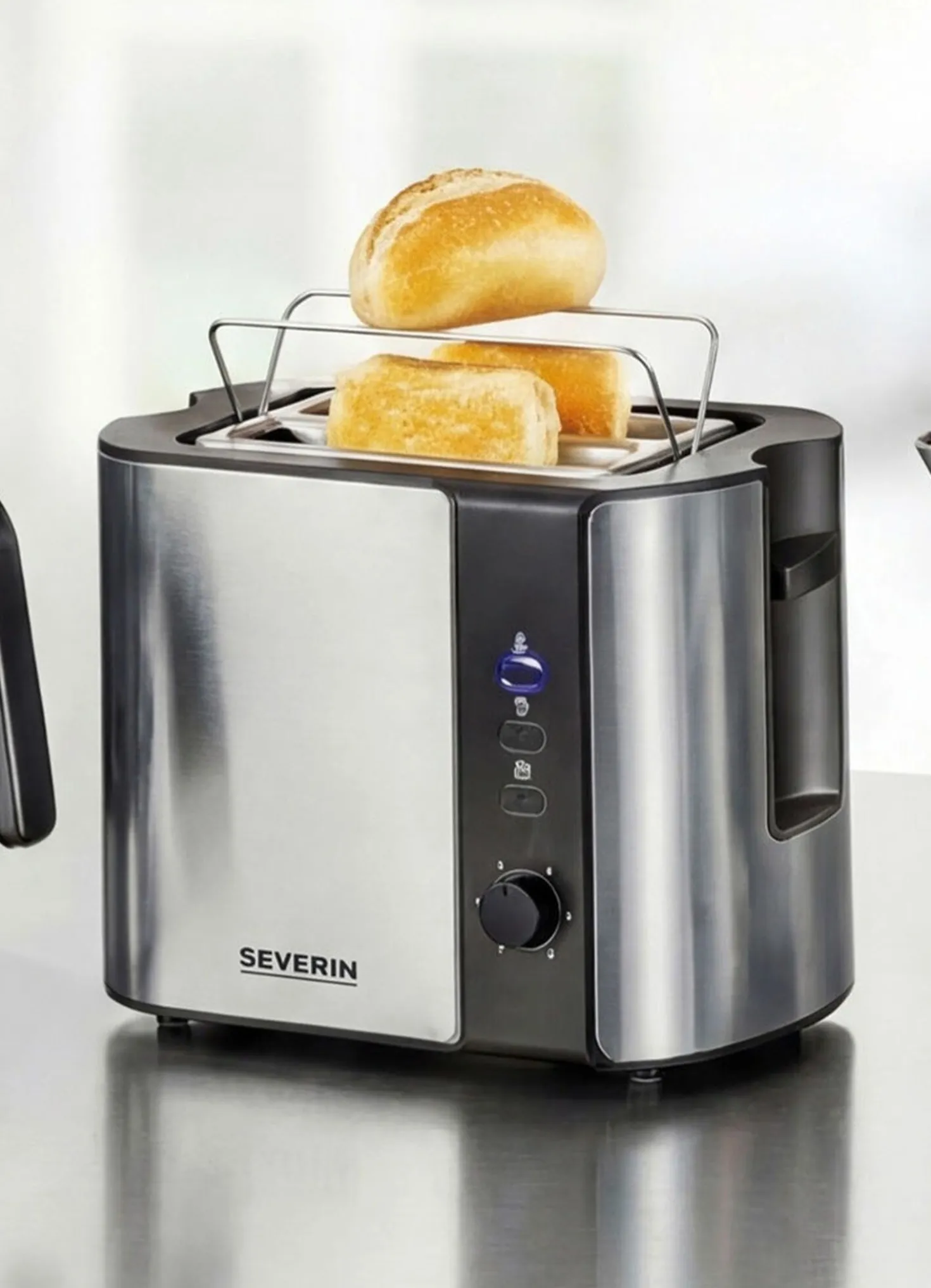 „Severin” Toaster Type aus Edelstahl