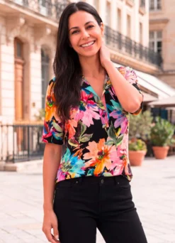 Shirtbluse in Premium-Qualität