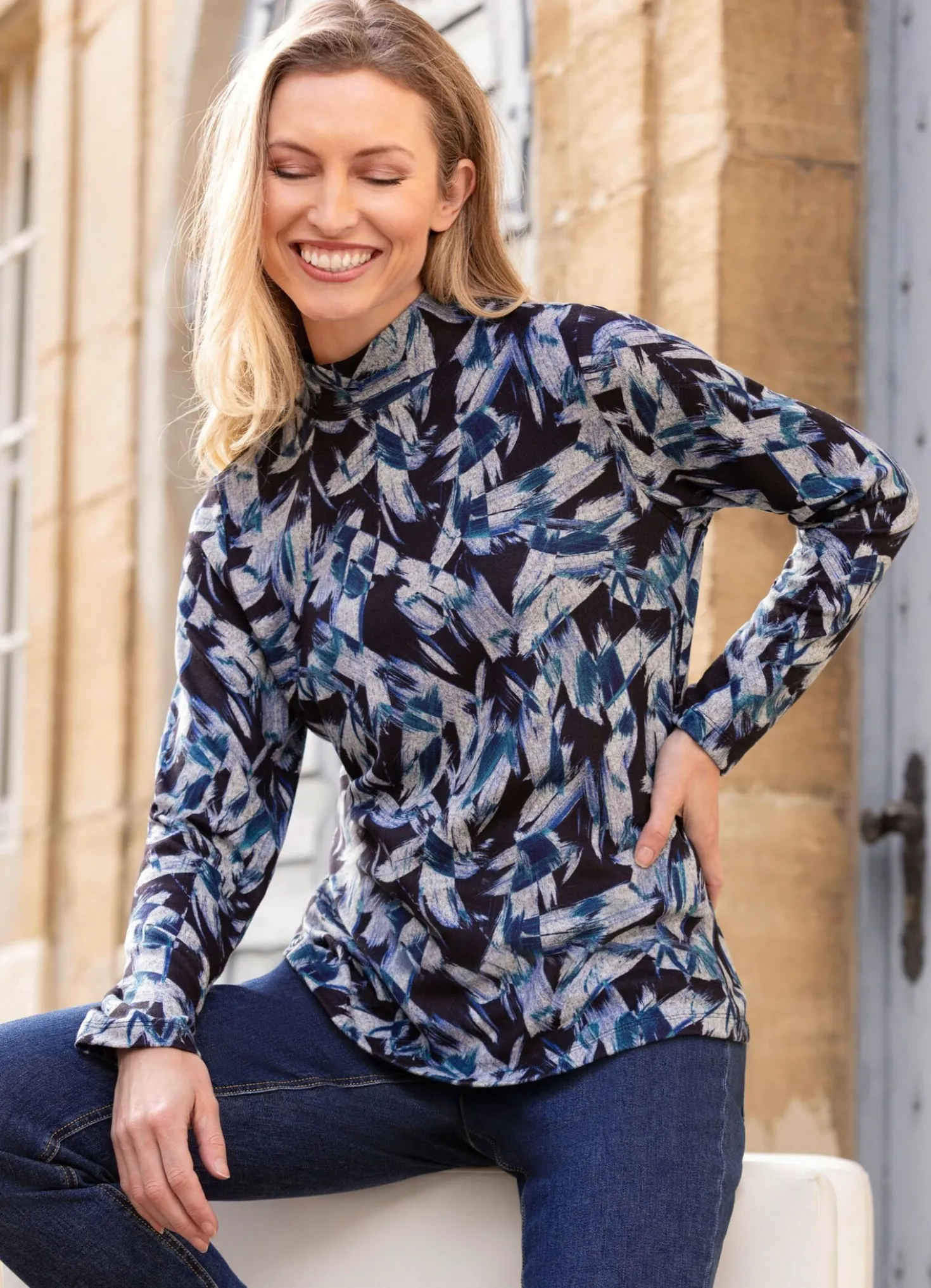 Shirt in sehr flauschiger Qualität