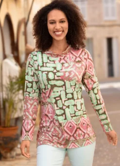 Shirt mit Allover-Druck