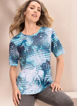Shirt mit Alloverdruck