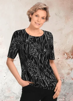 Shirt mit Allover-Druck