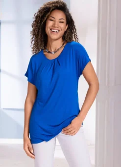 Shirt mit Faltenlegung