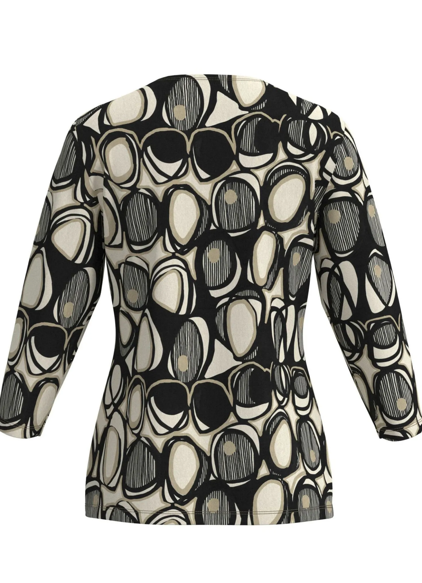 Shirt mit farbbrillantem Allover-Druck